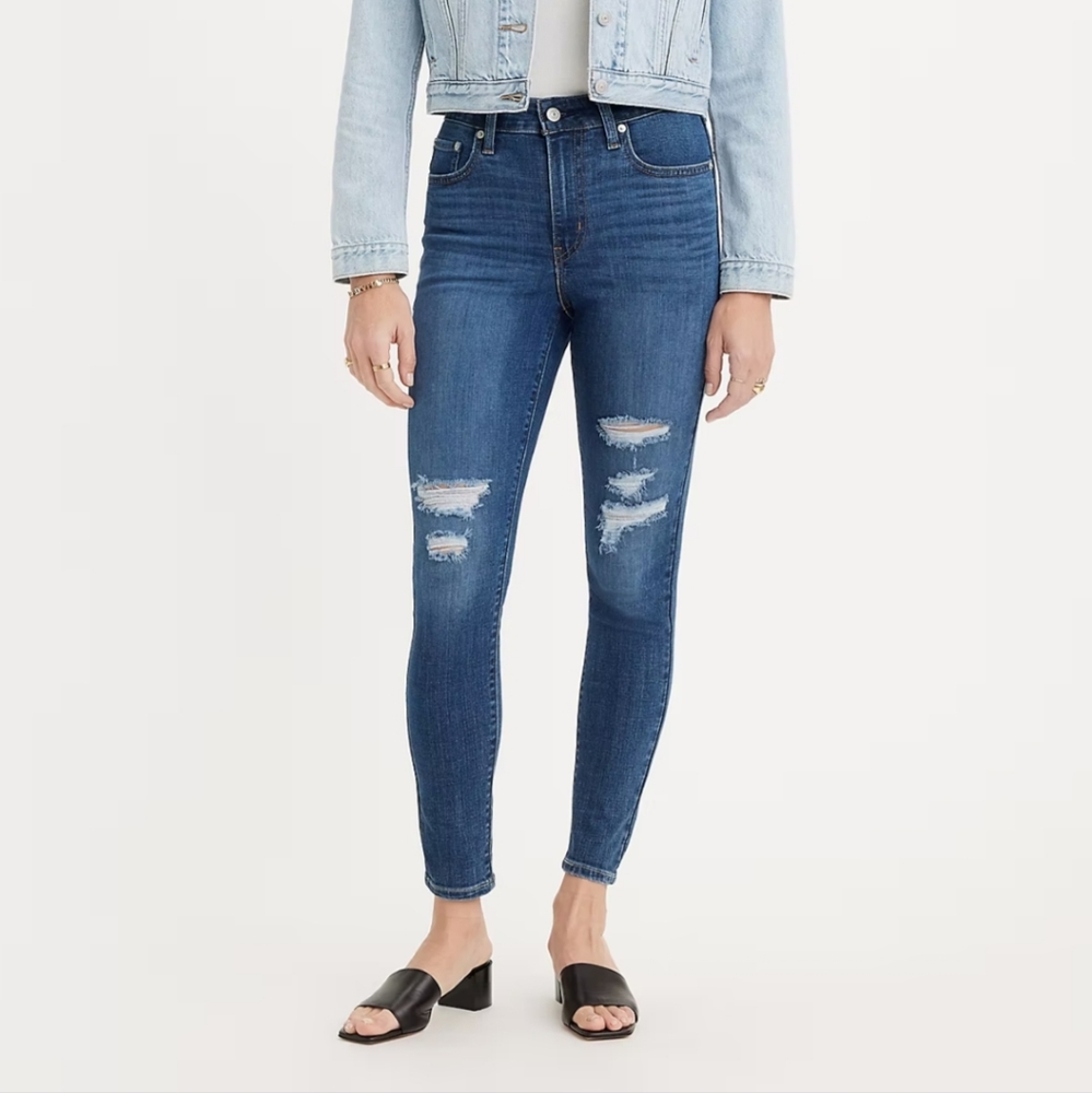Levi's 721 High Rise Skinny Ankle Jeans